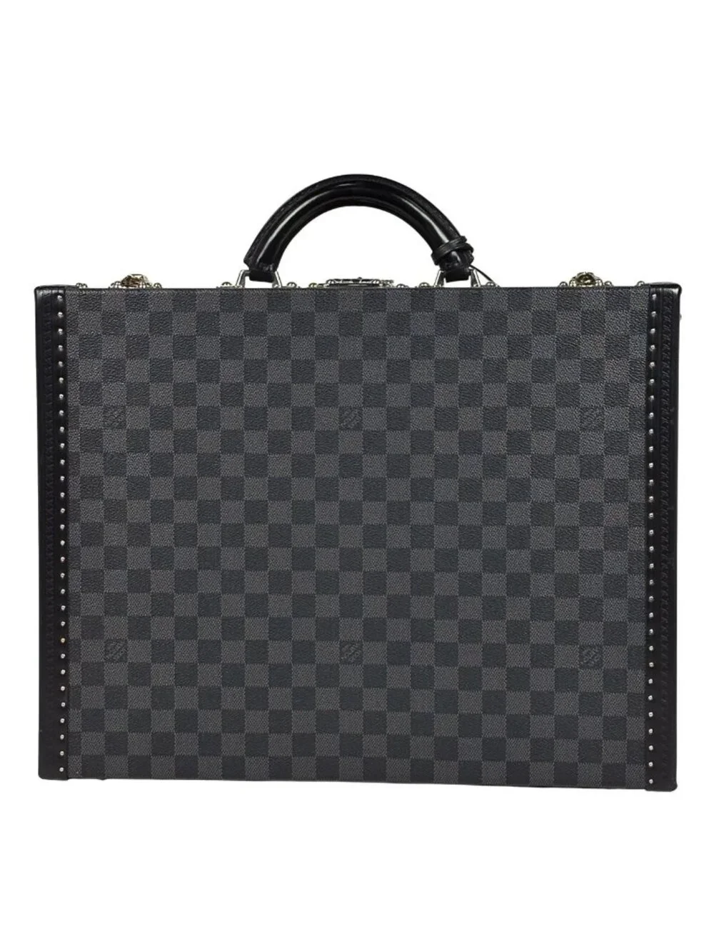 Louis Vuitton President Trunk Damier Graphite Black